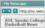 Screenshot of Netscape Navigator displaying cross platform compatibility